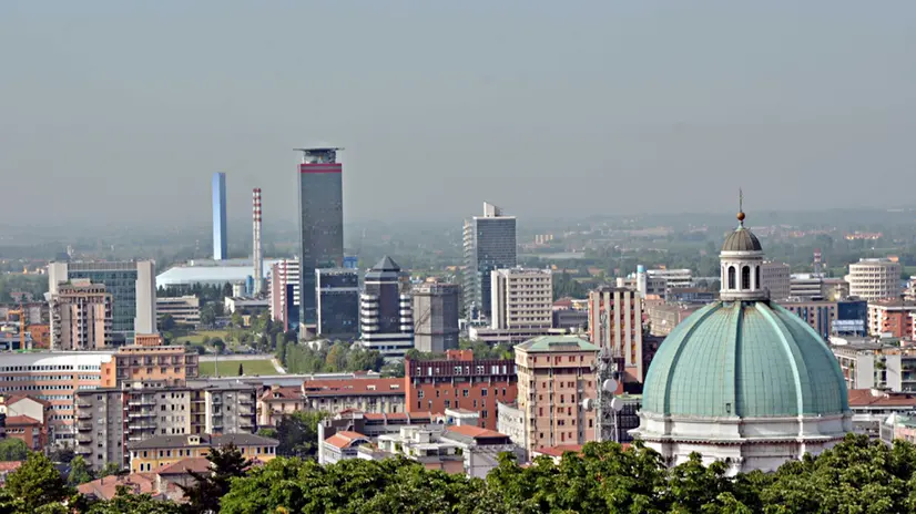 Brescia città vista dall'alto © www.giornaledibrescia.it