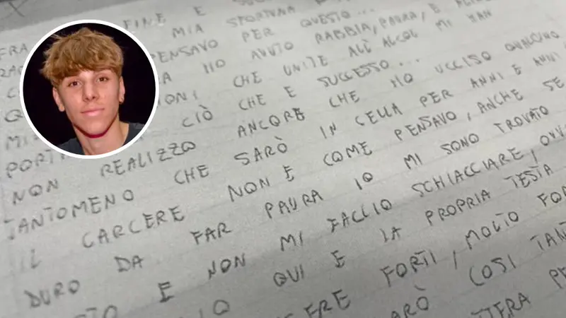 Una delle lettere di Matias Pascual scritte dal carcere