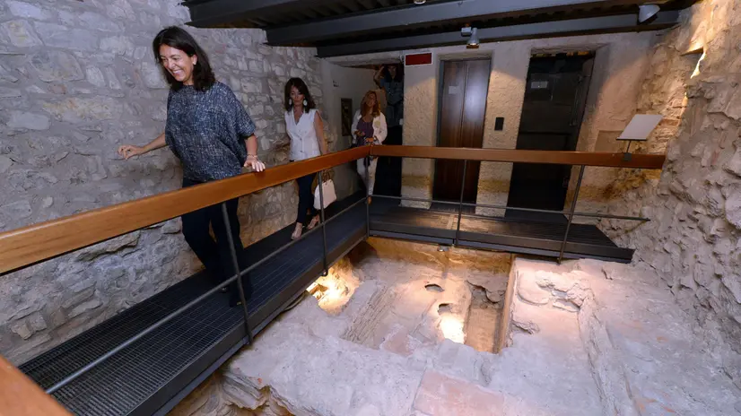 Un percorso nei sotterranei di Palazzo Martinengo Cesaresco - Foto Marco Ortogni/Neg © www.giornaledibrescia.it