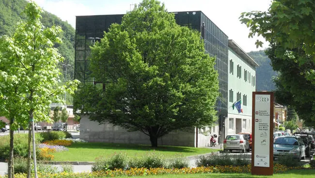 La sede della Comunità Montana a Gardone