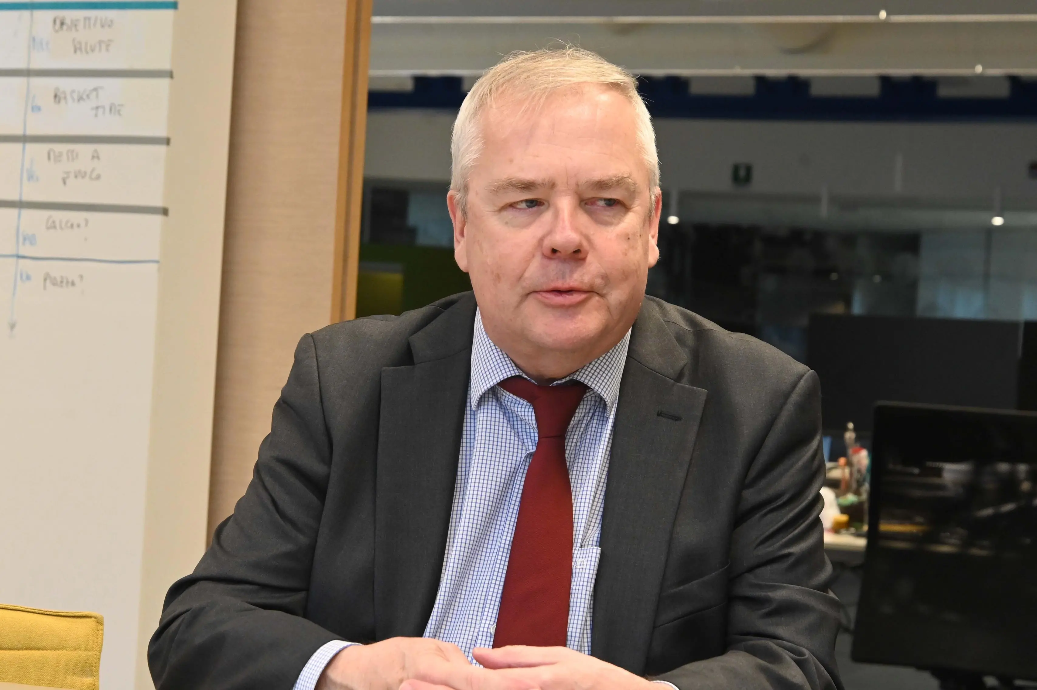 La visita dell'ambasciatore finlandese al Giornale di Brescia - Foto Gabriele Strada/Neg © www.giornaledibrescia.it