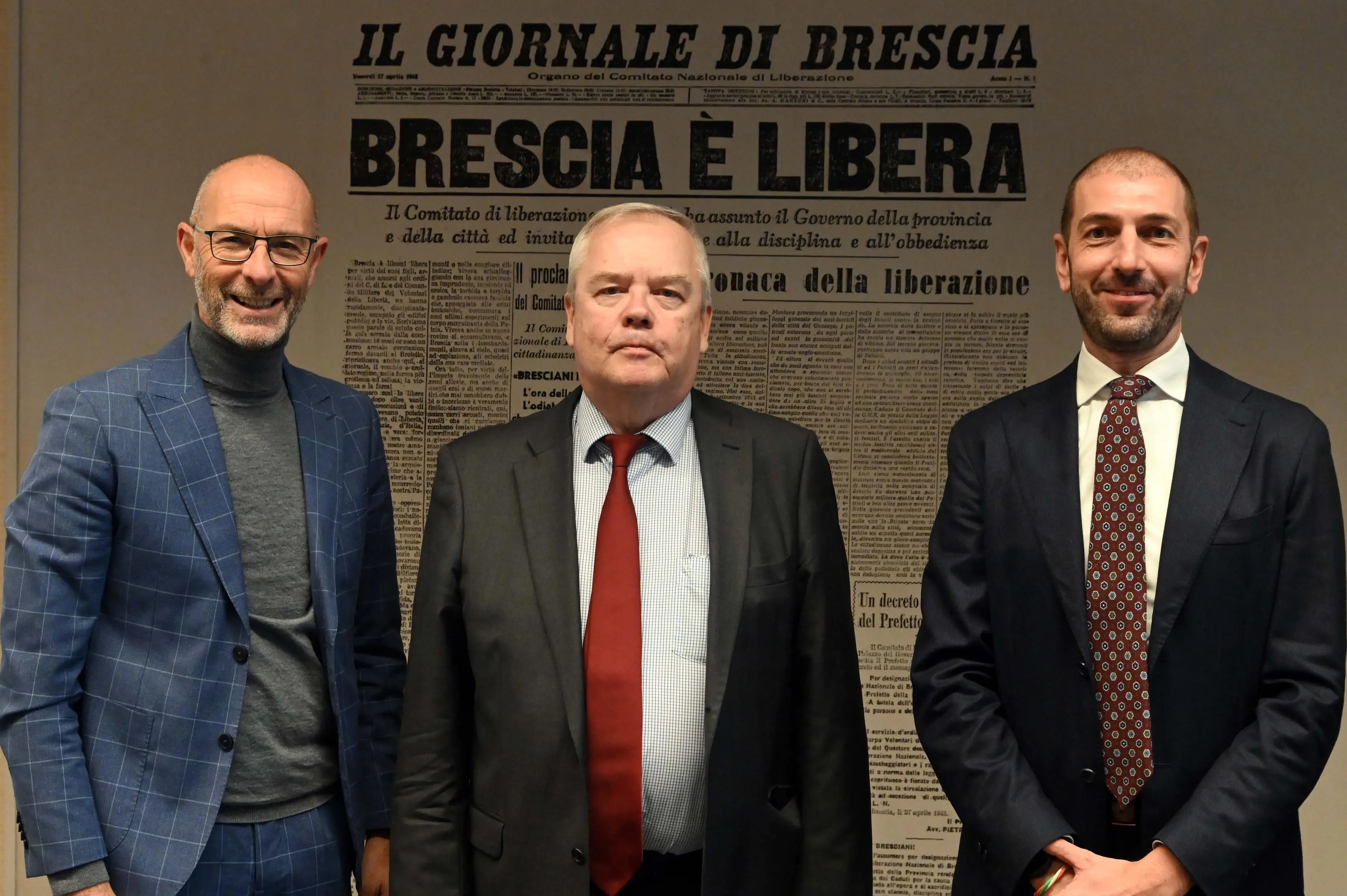La visita dell'ambasciatore finlandese al Giornale di Brescia