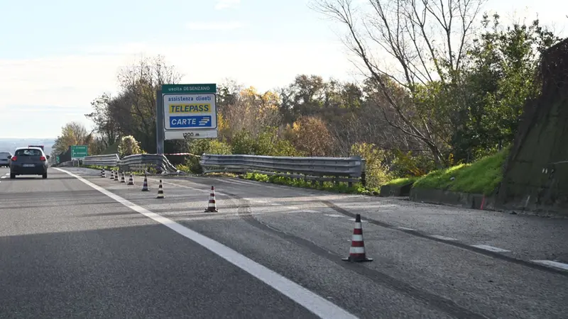 Il luogo dello schianto in cui ha perso la vita il 58enne calabrese - Foto Gabriele Strada/Neg © www.giornaledibrescia.it