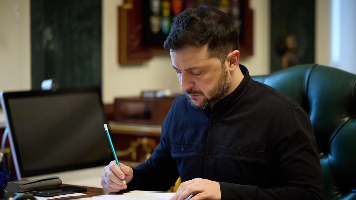 Volodymyr Zelensky - Foto Ansa © www.giornaledibrescia.it