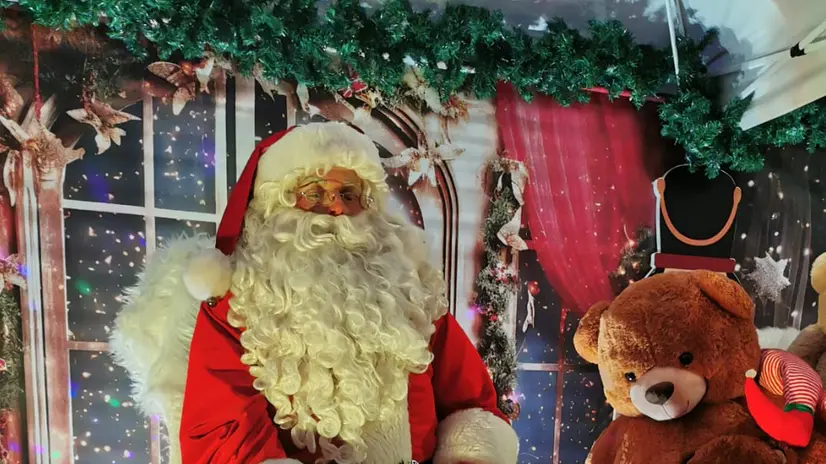 Non potrà certo mancare Babbo Natale per incontrare i bambini