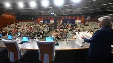 Il convegno sui dati dell'Osservatorio dell'Inps - Foto Marco Ortogni/Neg © www.giornaledibrescia.it