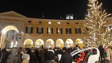 La piazza di Rovato vestita a festa