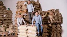 I titolari della Agust: Marco, Daniele e Giovanni Corsini