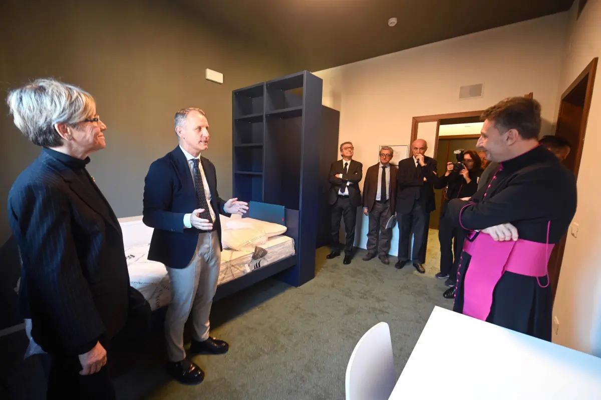 L'inaugurazione di Casa Santa Madre