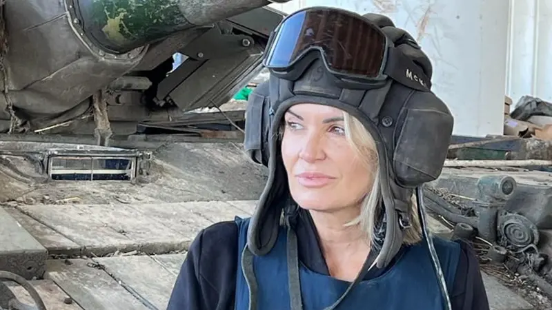 L'inviata speciale Rai Stefania Battistini - Foto Ansa © www.giornaledibrescia.it