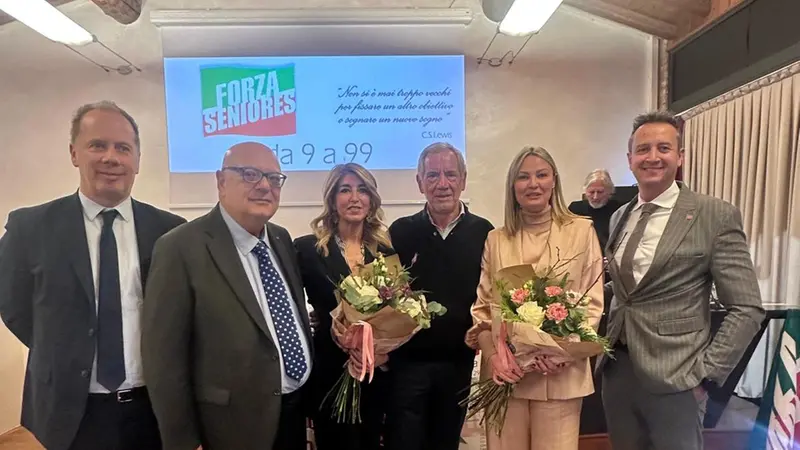 Da sinistra Toffoli, Rivetta, Bertolaso, Tironi e Ferretti - © www.giornaledibrescia.it