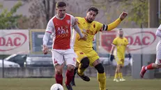 Uno scatto di Flero-Borgosatollo di Seconda Categoria - Foto New Reporter Papetti © www.giornaledibrescia.it