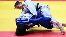 La Bellandi sul tatami - Foto Coni.it