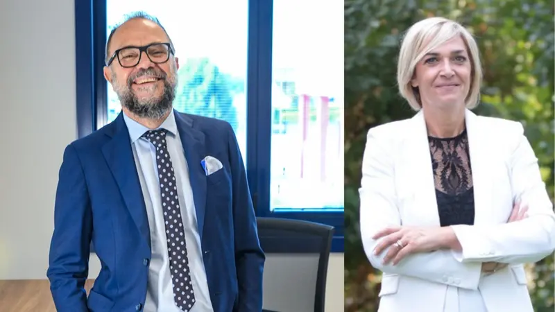 A sinistra il Direttore Generale di C.B.B.O., Francesco Arcaro; a destra il Presidente Chiara Pavesi