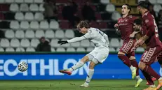 L'azione del gol di Vido - Foto New Reporter Comincini © www.giornaledibrescia.it