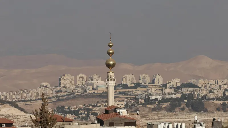 Una veduta di Ma'ale Adumim, in Cisgiordania - Foto Ansa © www.giornaledibrescia.it