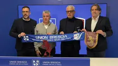 La presentazione del progetto che lega Union Brescia e Mario Rigamonti - © www.giornaledibrescia.it