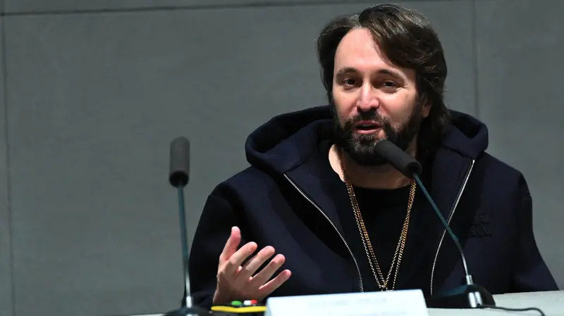 Francesco Vezzoli a Brescia nel 2023 - Foto New Reporter Favretto © www.giornaledibrescia.it