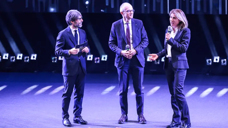 Alessandra Mosconi riceve il premio per Rozzi - Foto New Reporter Favretto/Comincini © www.giornaledibrescia.it