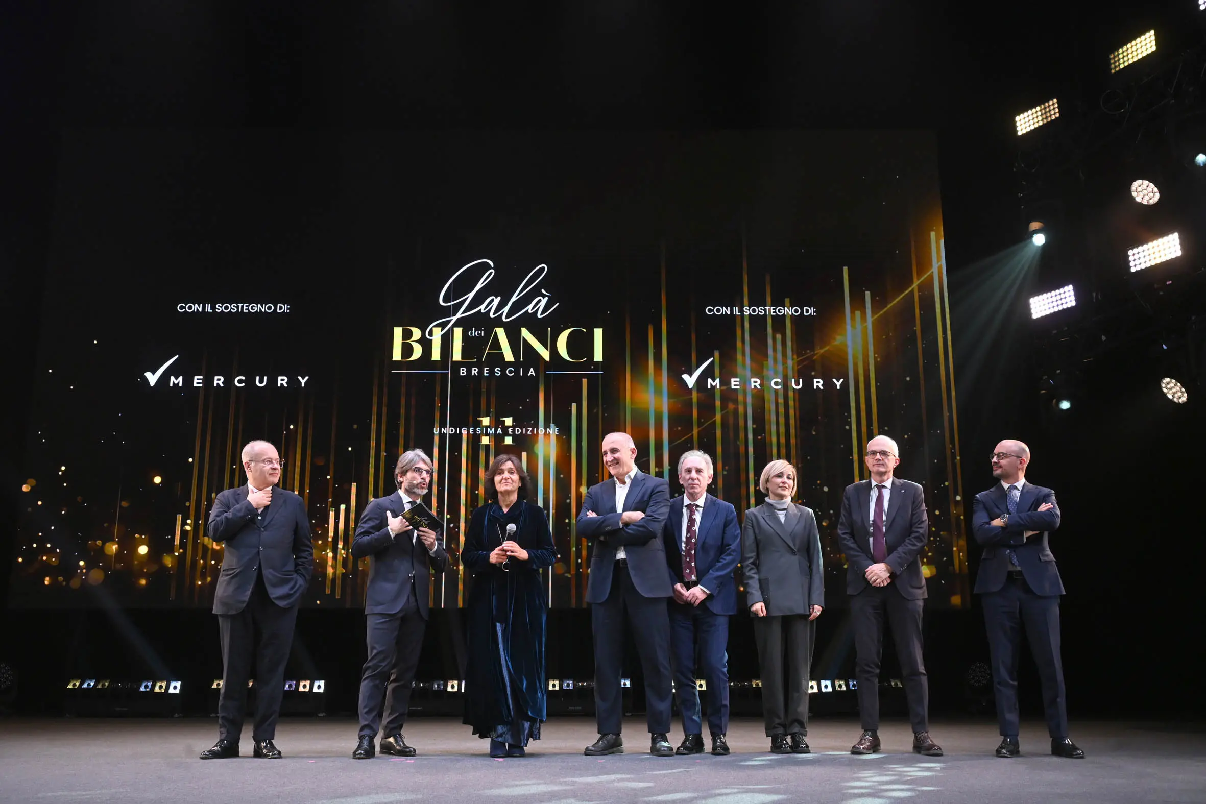 ECONOMIA BRESCIA TEATRO GRANDE  OSCAR DEI BILANCI 2025 NELLA FOTO FASI DELLA MANIFESTAZIONE 2/12/2025 newreporter©favretto