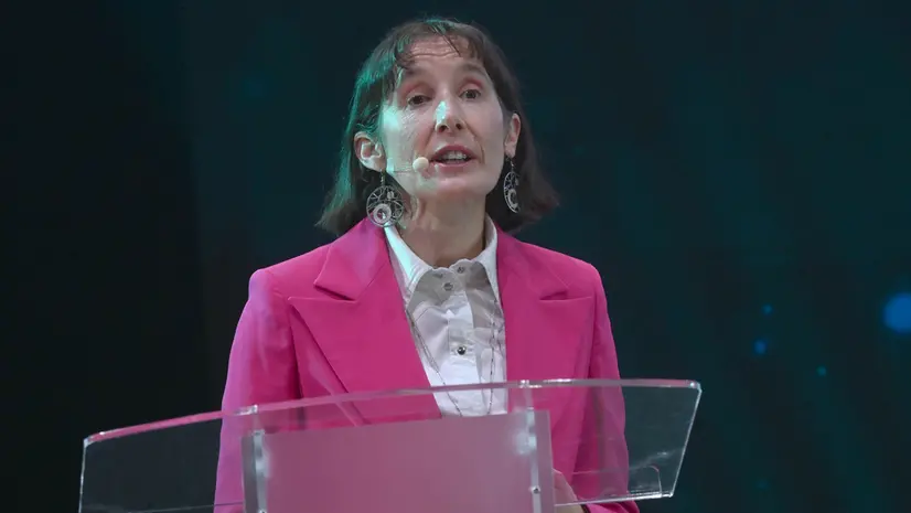 Elza Bontempi sul palco del Galà dei Bilanci - Foto New Reporter Favretto © www.giornaledibrescia.it