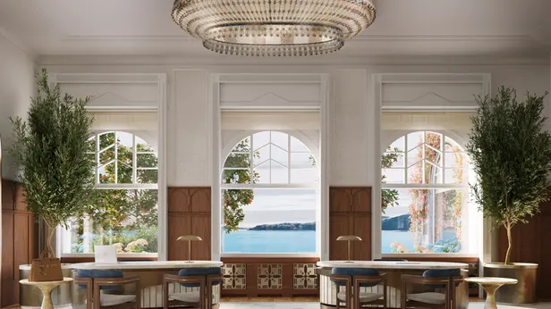 Nei rendering dei progettisti, il futuro aspetto degli interni