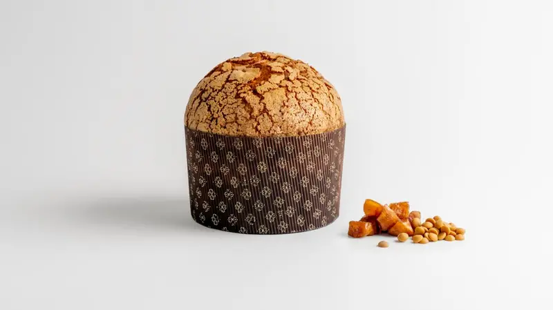 Il panettone alla tarte tatin di Da Roberto (Erbusco)