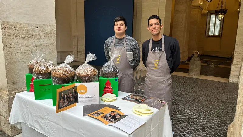 I ragazzi della cooperativa a Palazzo Chigi