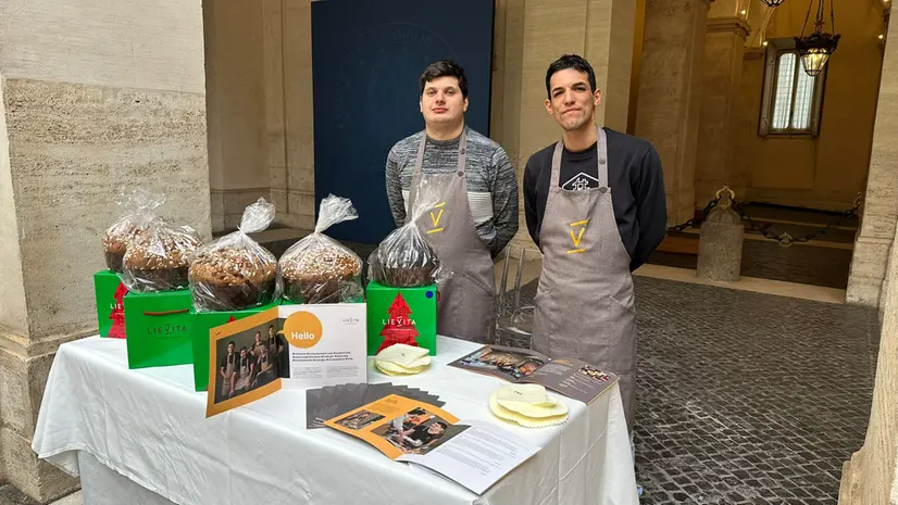 I ragazzi della cooperativa a Palazzo Chigi