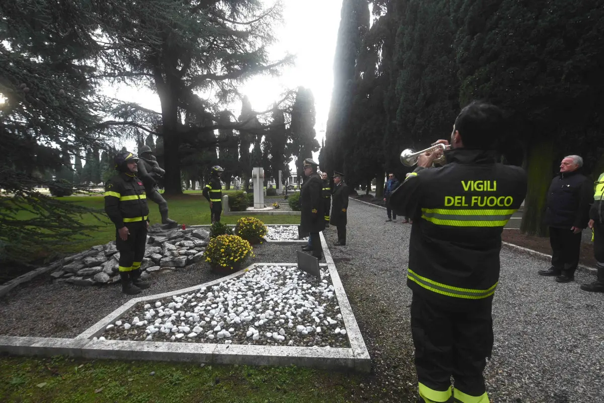 I Vigili del fuoco celebrano santa Barbara