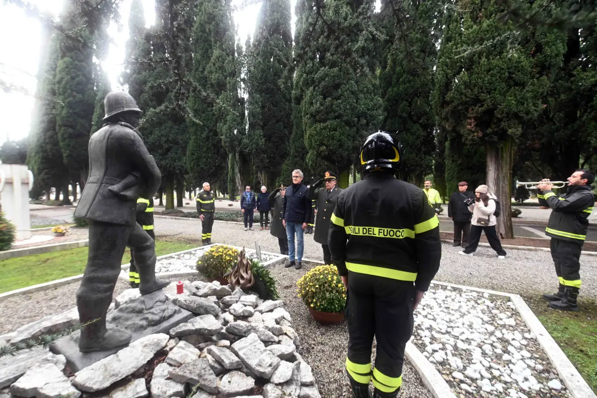 I Vigili del fuoco celebrano santa Barbara