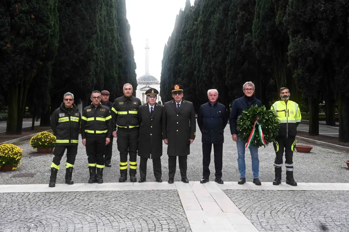 I Vigili del fuoco celebrano santa Barbara