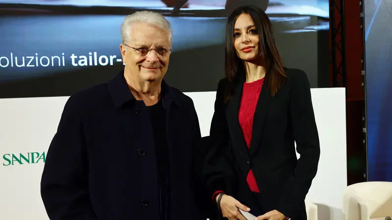 Il maestro Iginio Massari con la figlia Debora