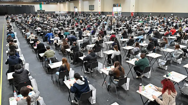 Al Lingotto primo esame del semestre filtro a Medicina - Foto Ansa © www.giornaledibrescia.it