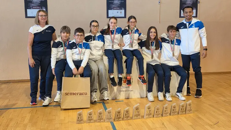 I giovani atleti medagliati a Chiari