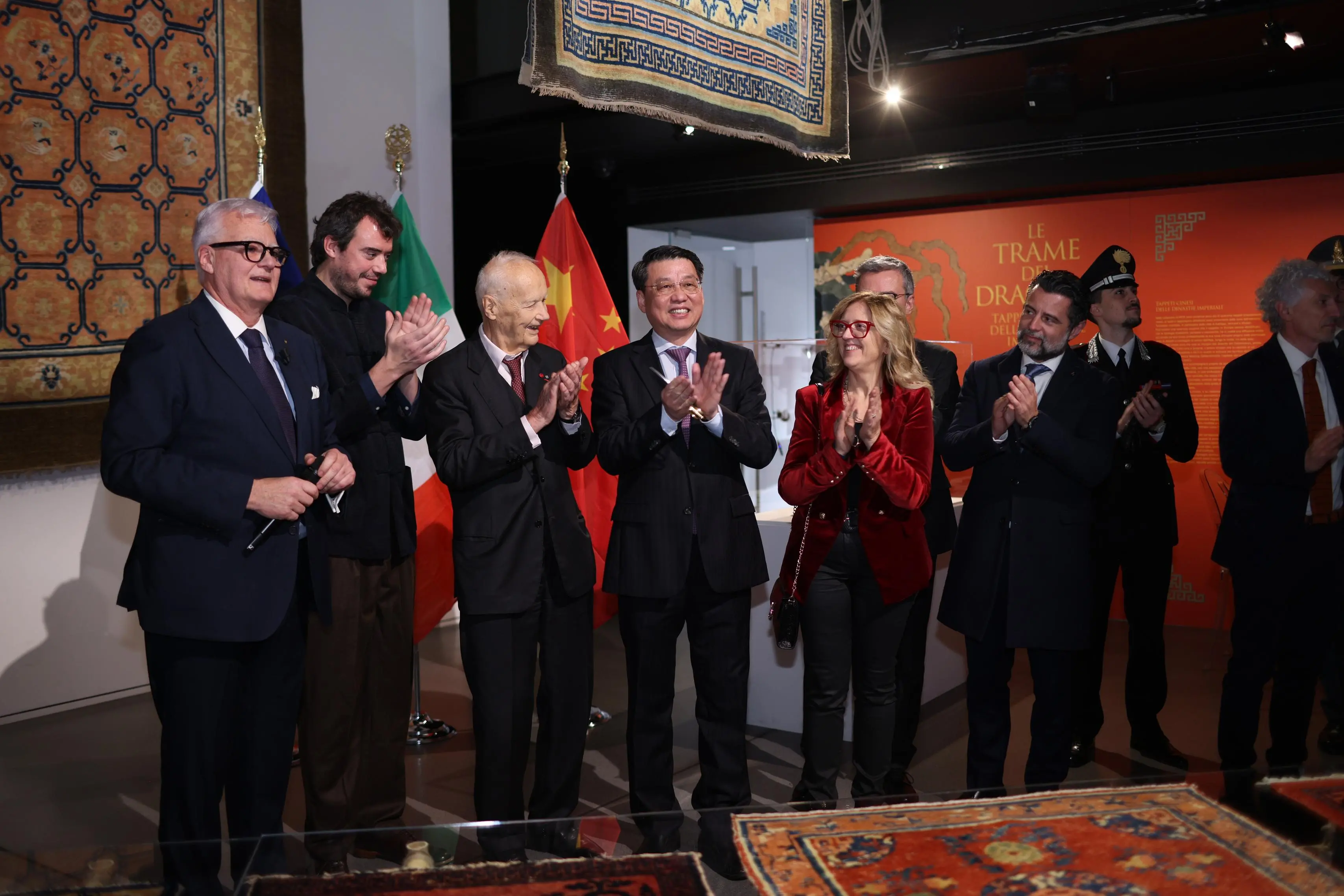 La visita del console cinese Liu Kan al Mita