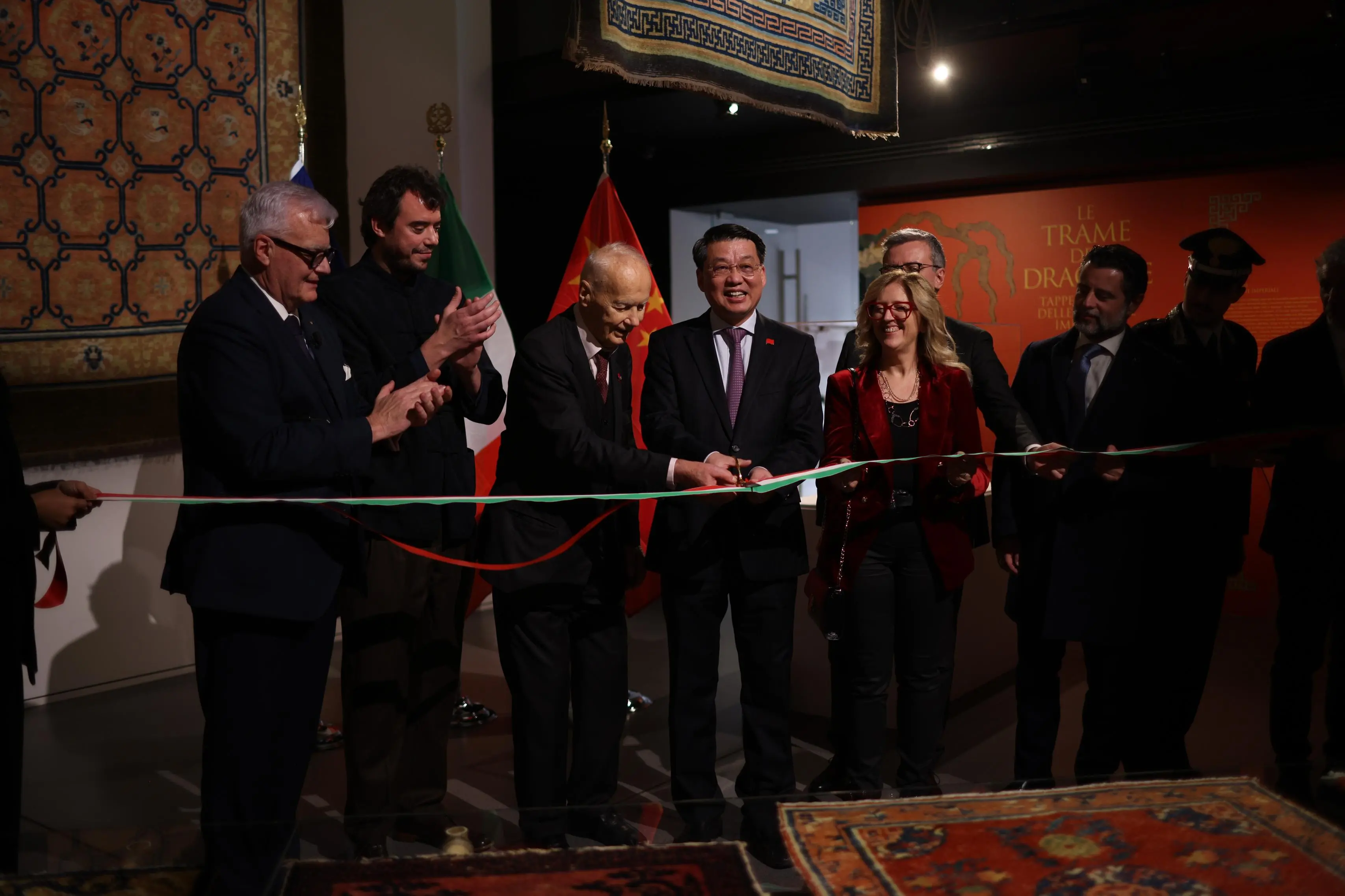 La visita del console cinese Liu Kan al Mita