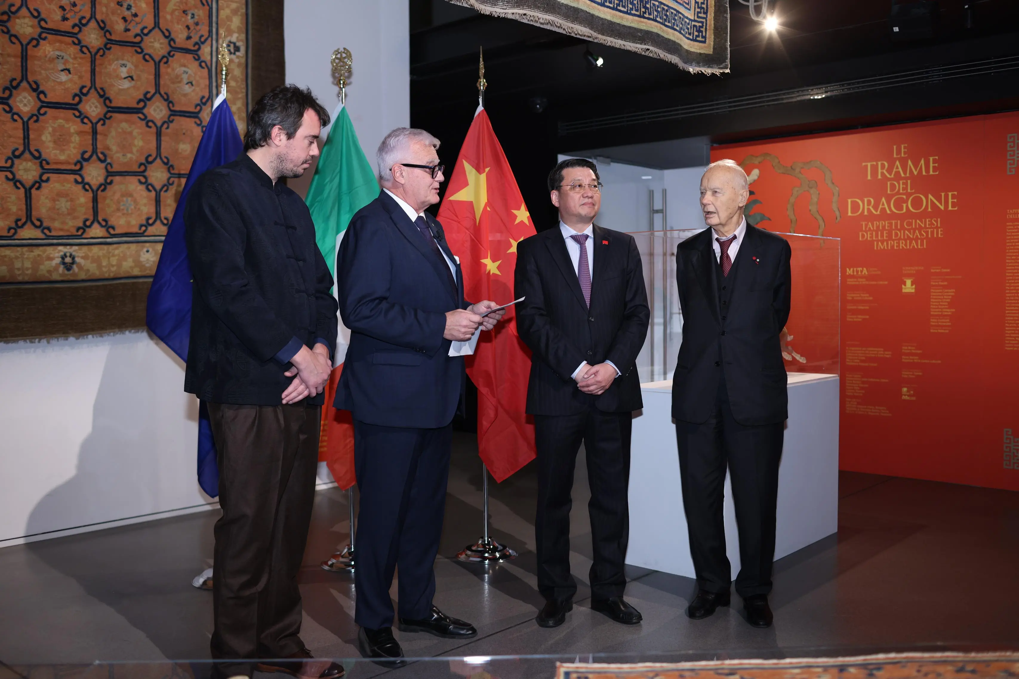 La visita del console cinese Liu Kan al Mita