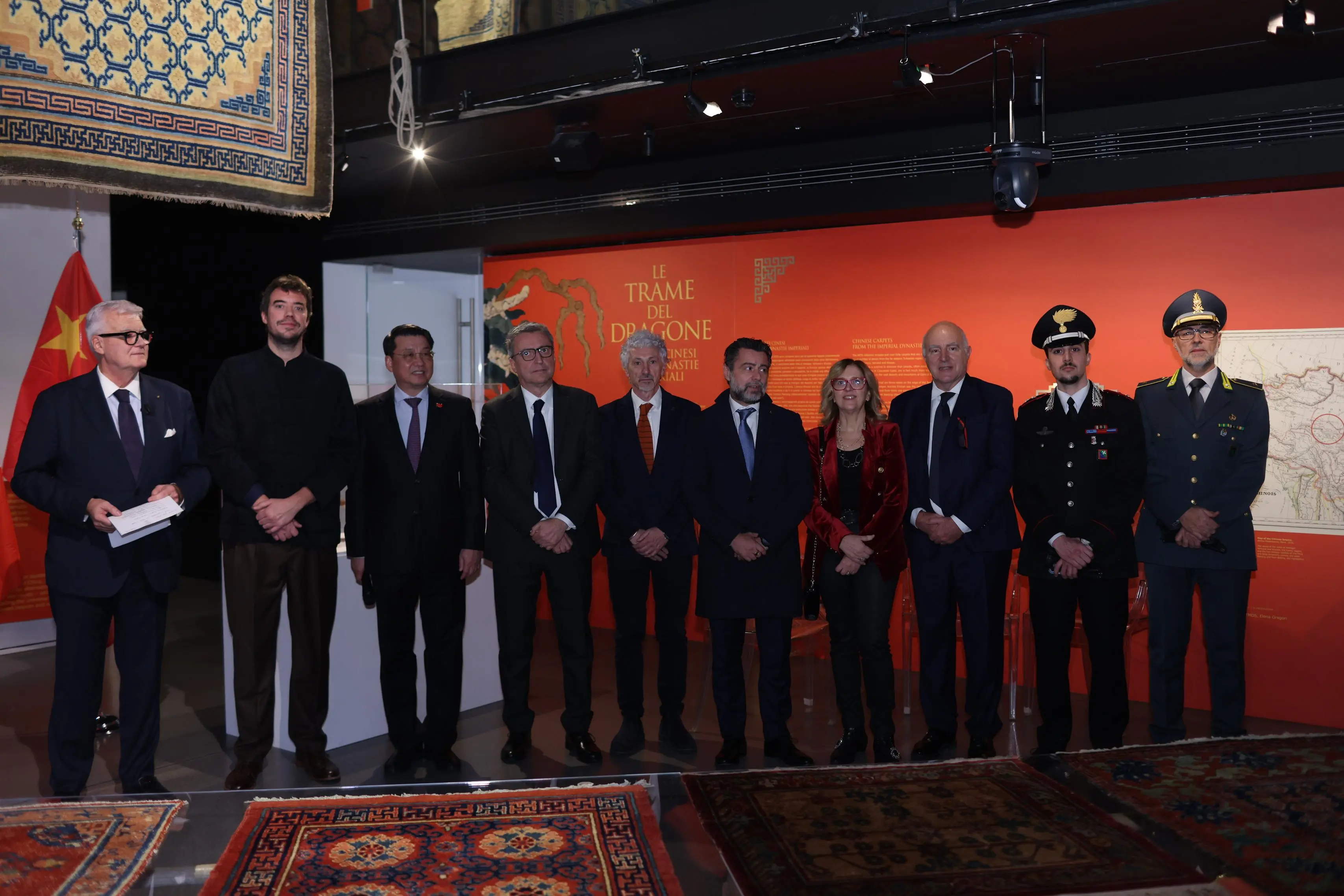 La visita del console cinese Liu Kan al Mita