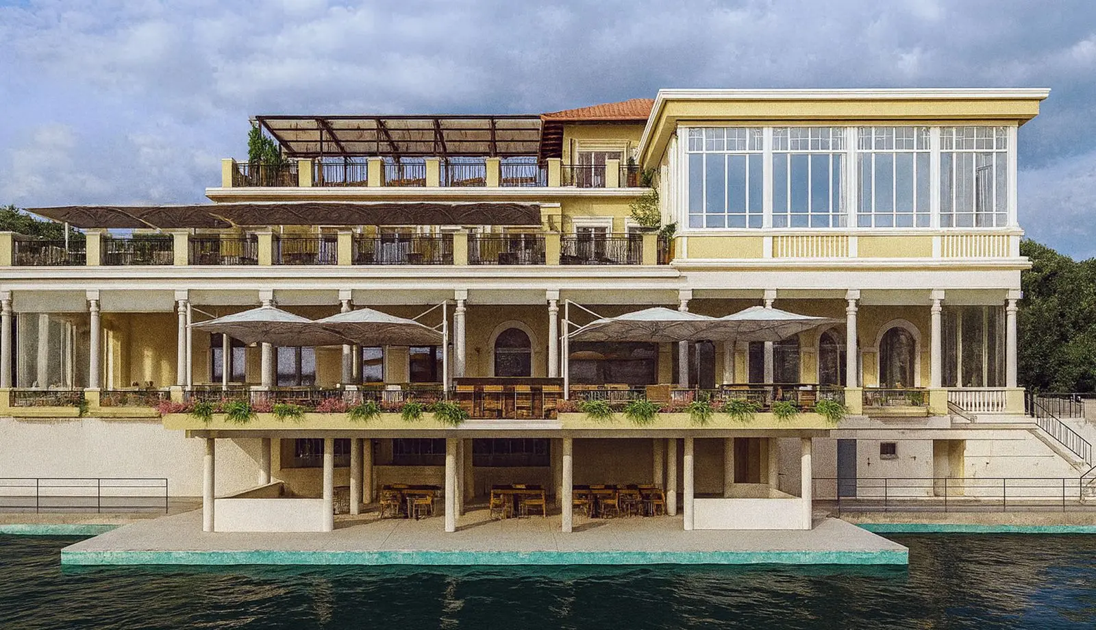 Riqualificazione ex Casinò di Gardone, il rendering