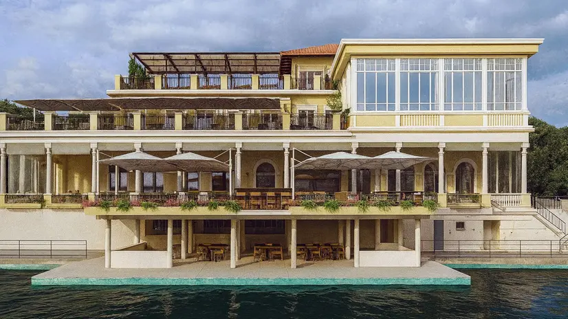 Riqualificazione ex Casinò di Gardone, il rendering