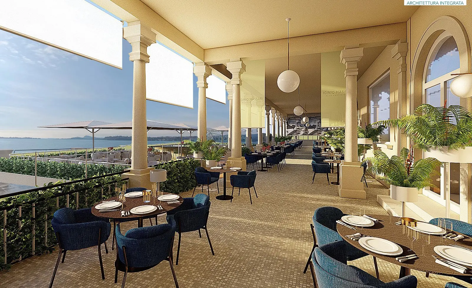 Riqualificazione ex Casinò di Gardone, il rendering