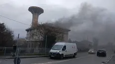 L'incendio a Ghedi