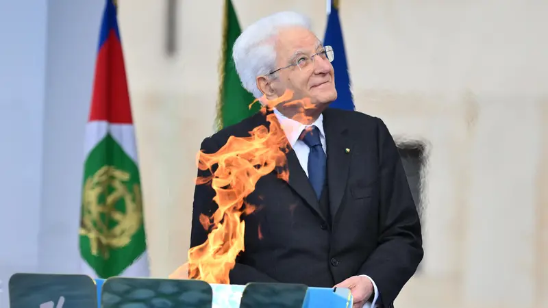 Sergio Mattarella, la fiamma olimpica in piazza Quirinale e il via alla cerimonia del braciere - Ansa © www.giornaledibrescia.it