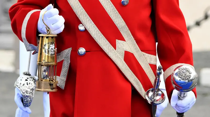 La cerimonia di accensione della fiamma olimpica in Quirinale - Foto ufficio stampa Quirinale