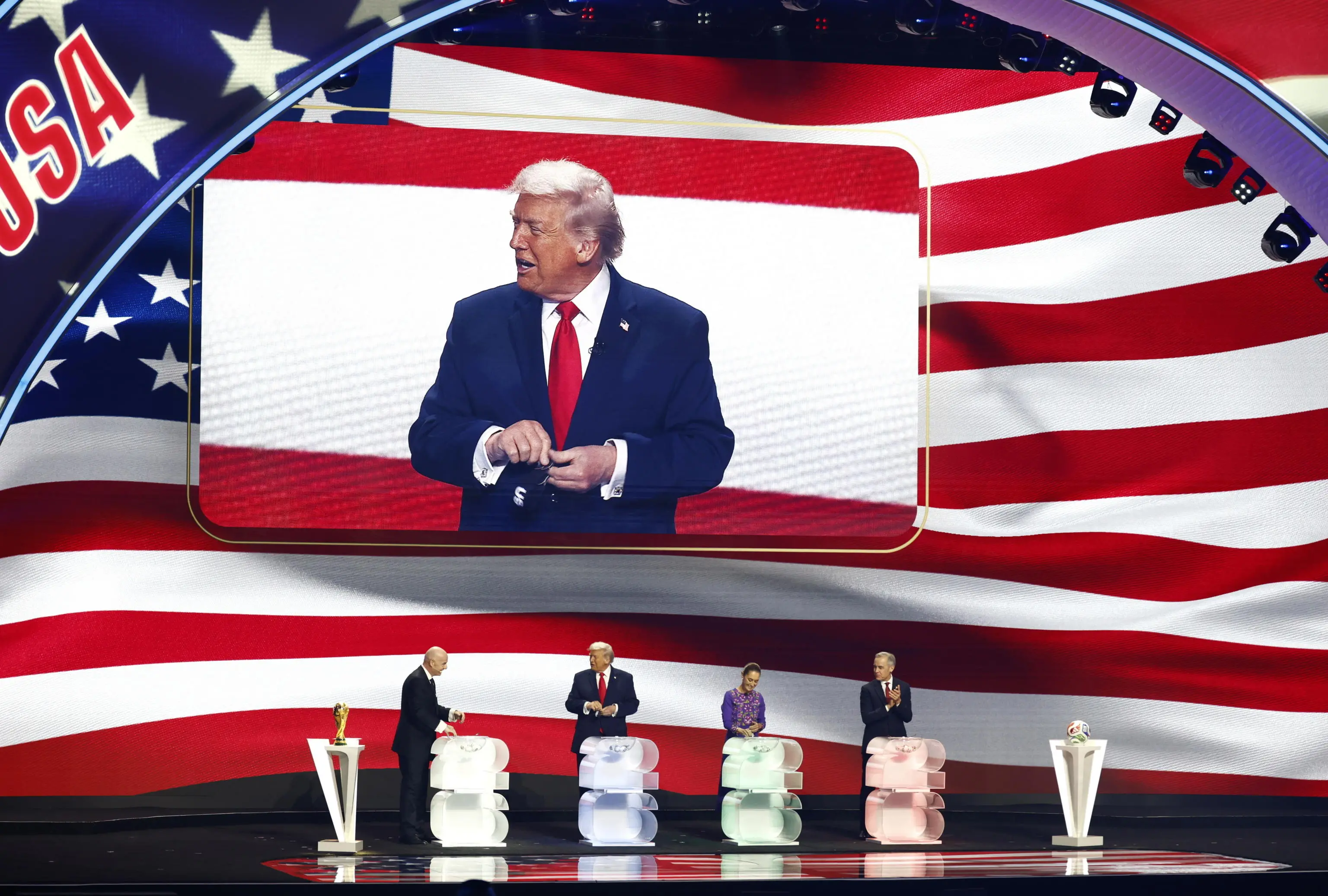 Mondiali 2026, alcuni scatti dalla cerimonia per il sorteggio dei gironi