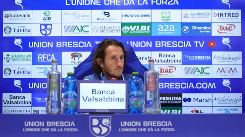 Aimo Diana in conferenza - Media house Union Brescia