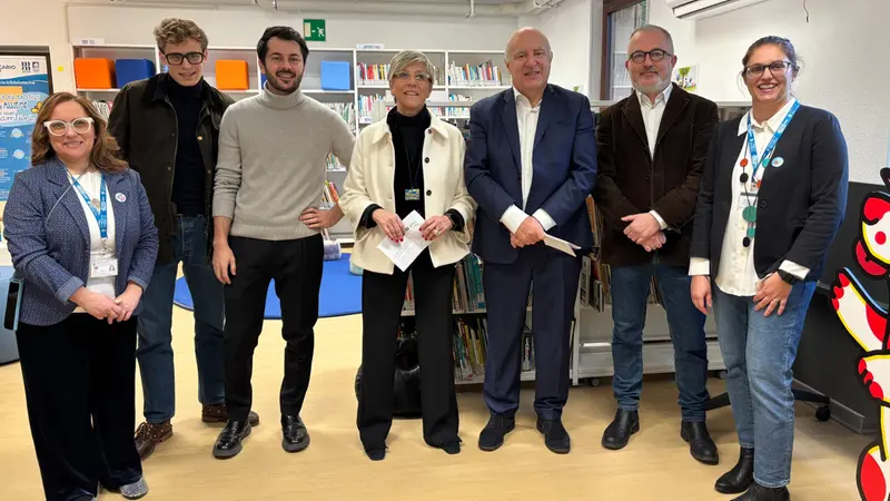 L'inaugurazione dopo i lavori - © www.giornaledibrescia.it