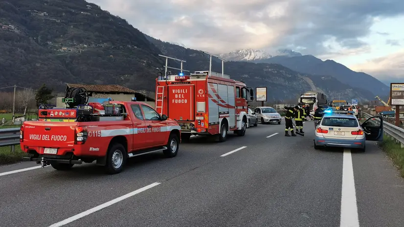 Un incidente lungo la Ss42 (foto d'archivio) - © www.giornaledibrescia.it