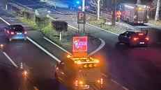 Il luogo dell'incidente nel Torinese - Foto Ansa © www.giornaledibrescia.it